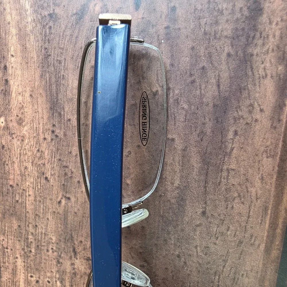 National by Marcolin eyeglasses‎ Blue 51-18-135 Spring Hinge FRAMES ONLY